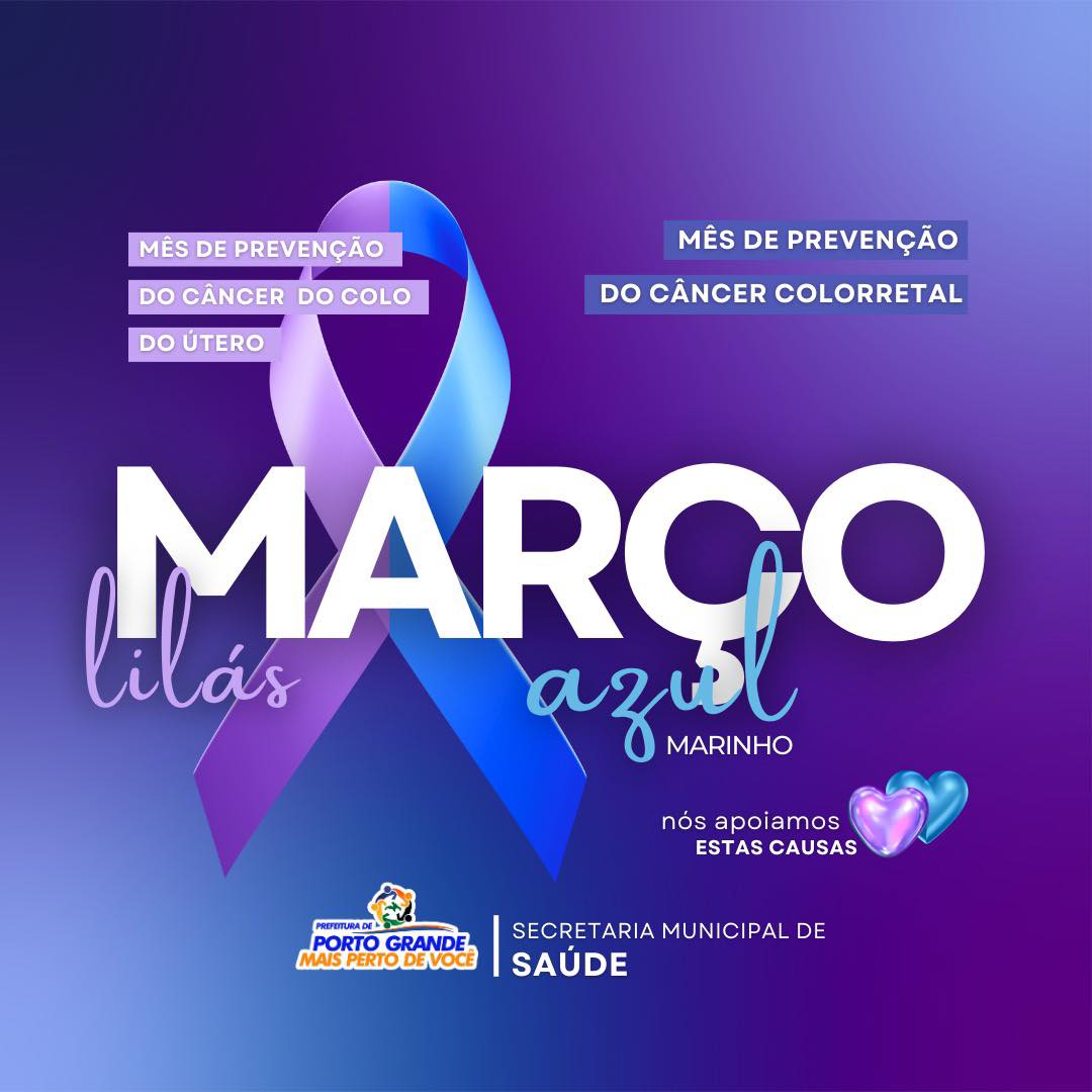 MARÇO AZUL E LILÁS 